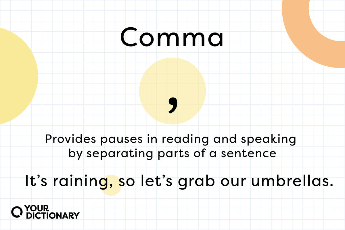 What Is A Comma A Guide To Comma Rules And Usage With Examples Yourdictionary 7450