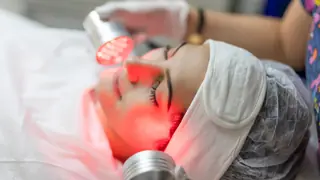 infrared light therapy facial treatment radiation example