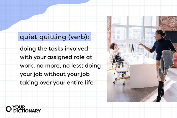 definition of "quiet quitting," which is restated in article