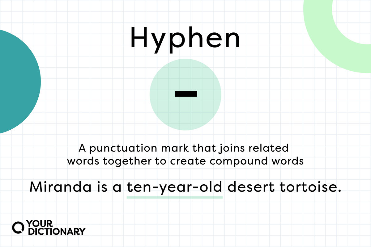 hyphen punctuation mark