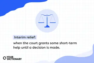 definition of interim relief from the article