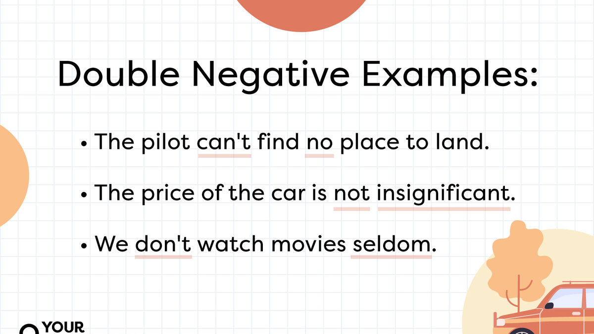 Double negation store examples