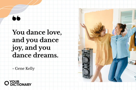 Gene Kelly quote from the article