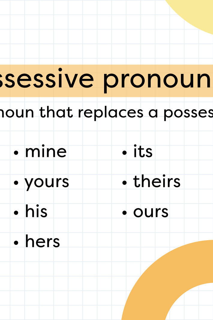 What Is A Possessive Pronoun? Meaning And Usage 