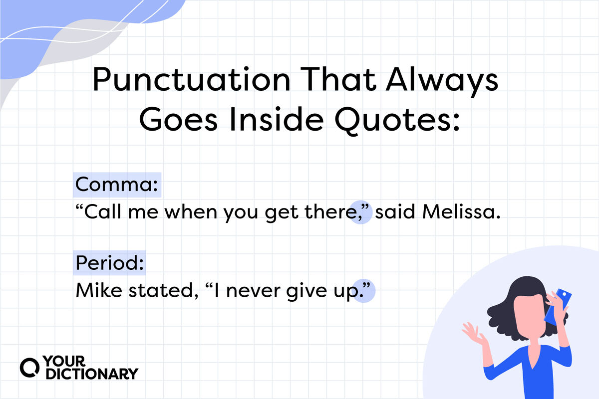 Does Punctuation Go Inside or Outside Quotation Marks? YourDictionary