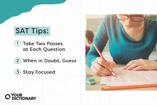 three tips from the article to help prepare you for the SAT