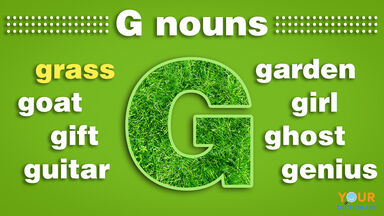 Nouns That Start With G