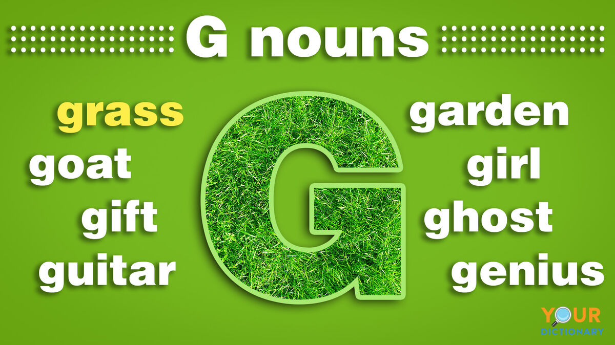 nouns that start with g