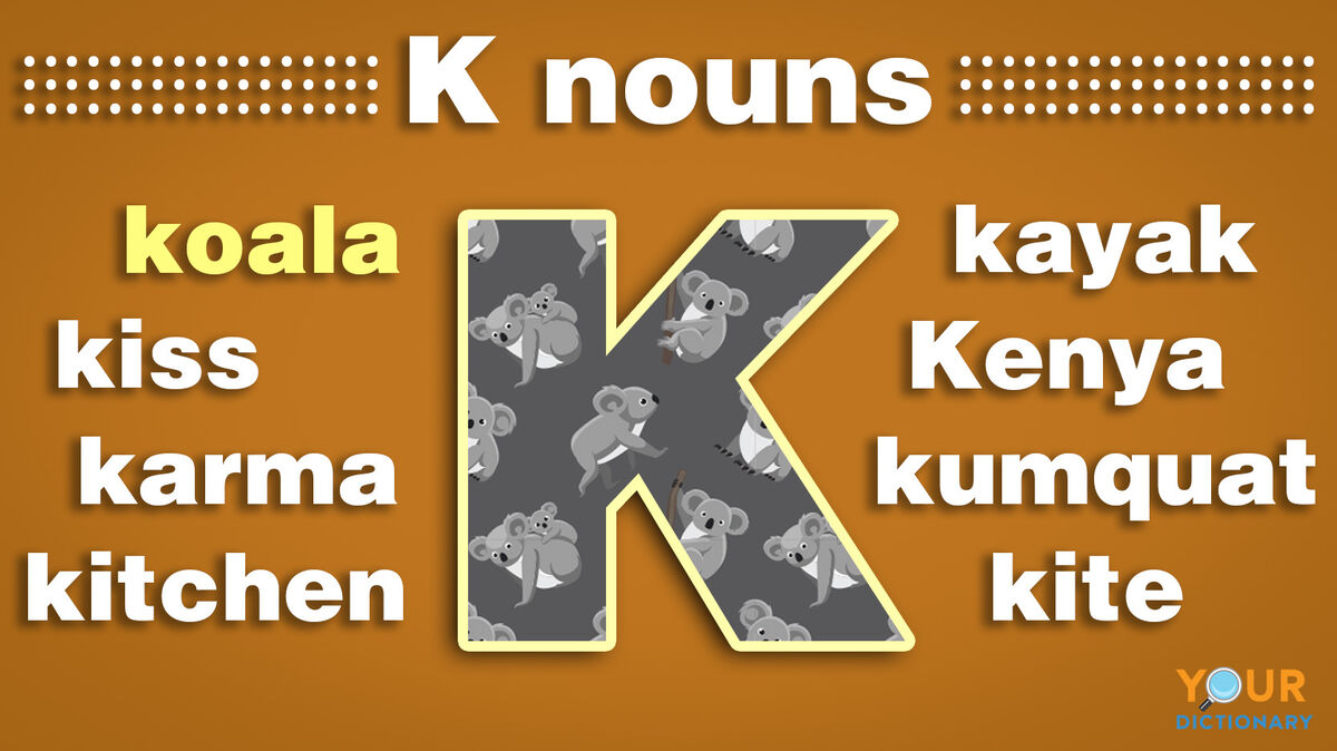 nouns that start with k