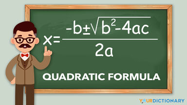 example of quadratic formula