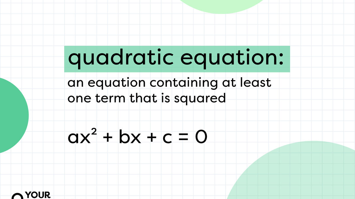 Equation - Definition, Types, Examples