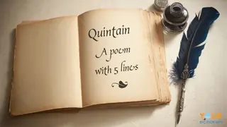 quintain poem with 5 lines poetry