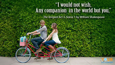 famous Shakespeare quote about companionship