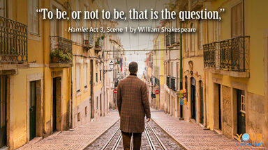 famous Shakespeare quote to be or not to be