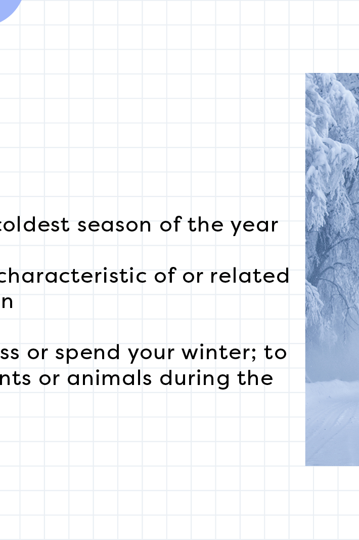 What Does Winter Mean Defining The Coldest Season YourDictionary