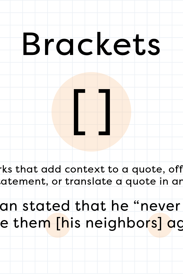 How and When To Use Brackets In Grammar [ ] YourDictionary