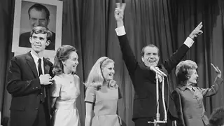 Richard Nixon and Family Celebrating Presidential Victory