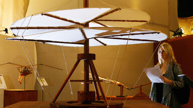 leonardo da vinci invention aerial screw
