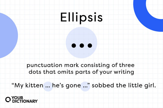 ellipsis symbol definition and example sentence from the article