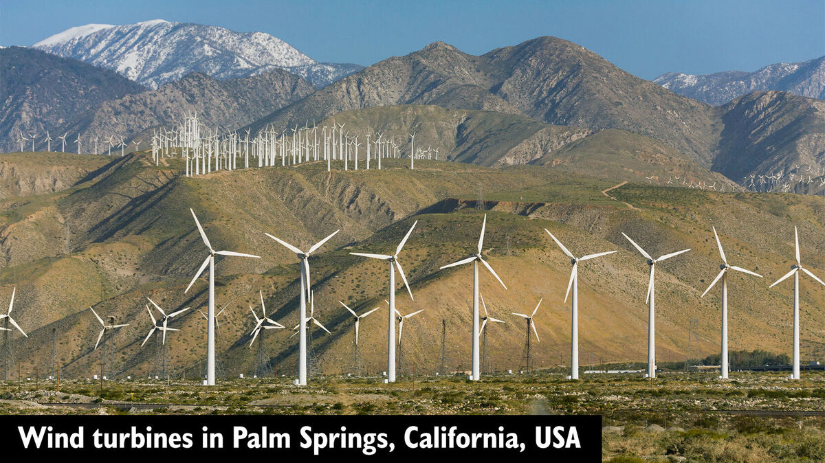 renewable energy wind turbines palm springs california