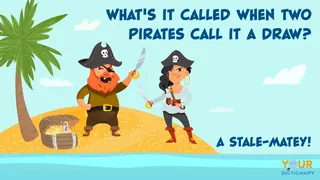 pirate pun two pirates call it a draw