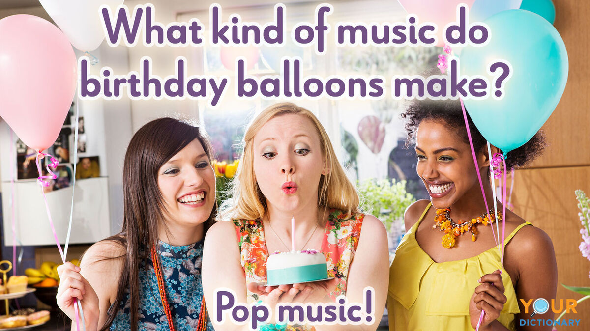 birthday pun birthday balloons
