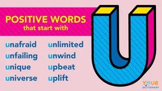 Positive U words examples