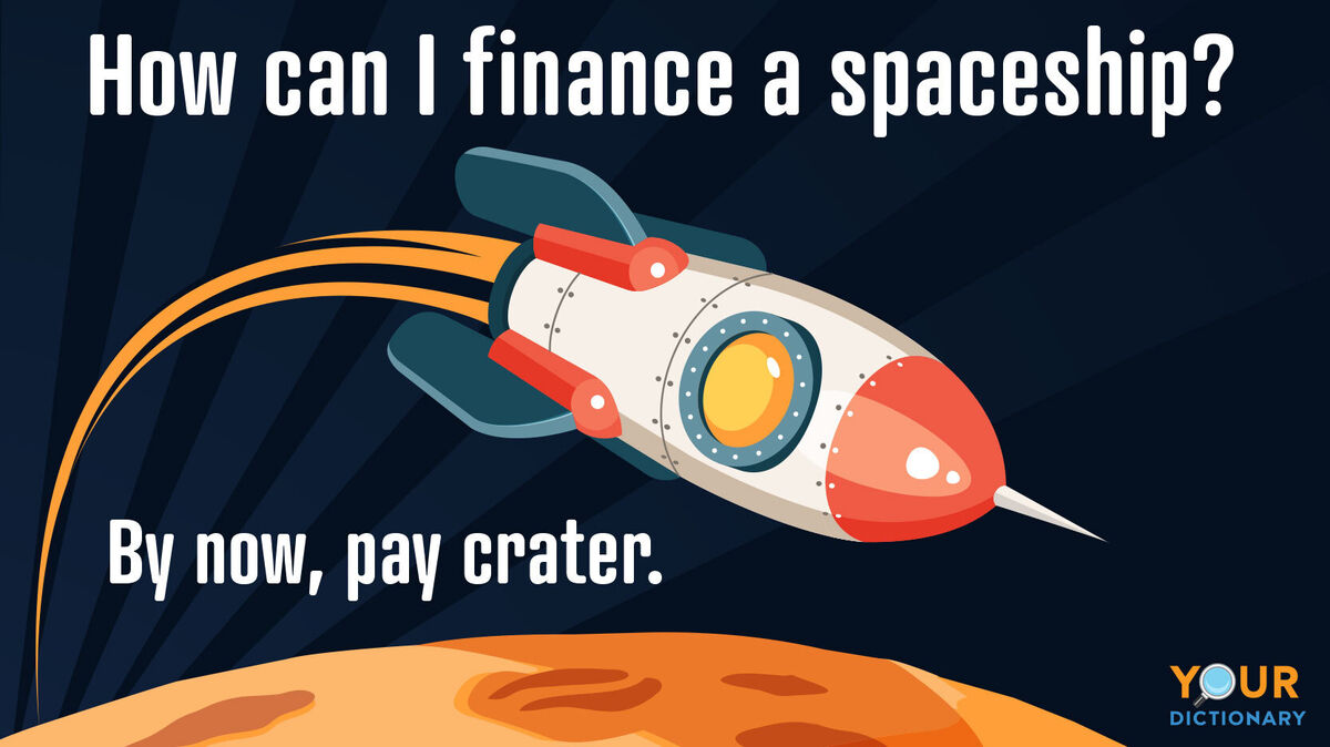space pun finance a space ship