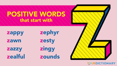 Positive Z Words examples