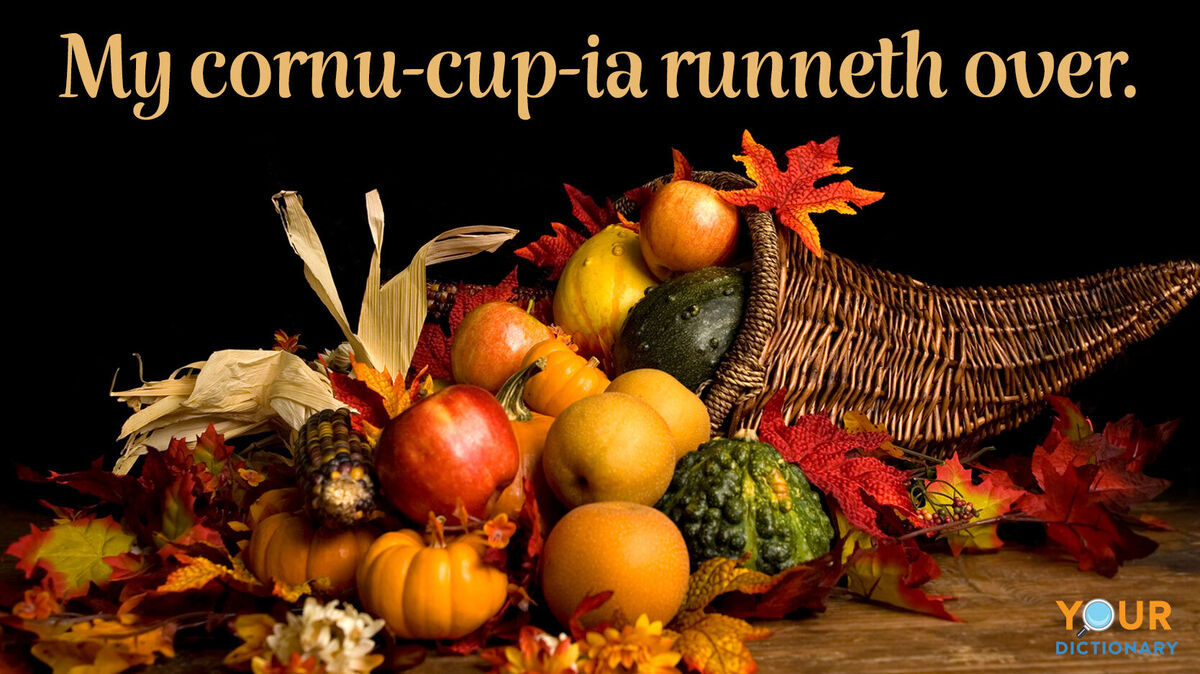 fall pun cornu-cup-ia