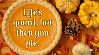 fall pun life's gourd