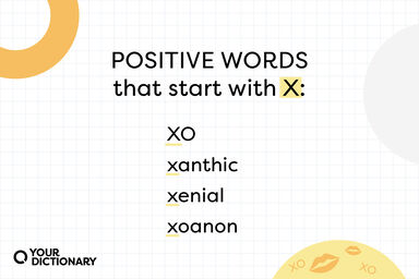 Positive X words examples