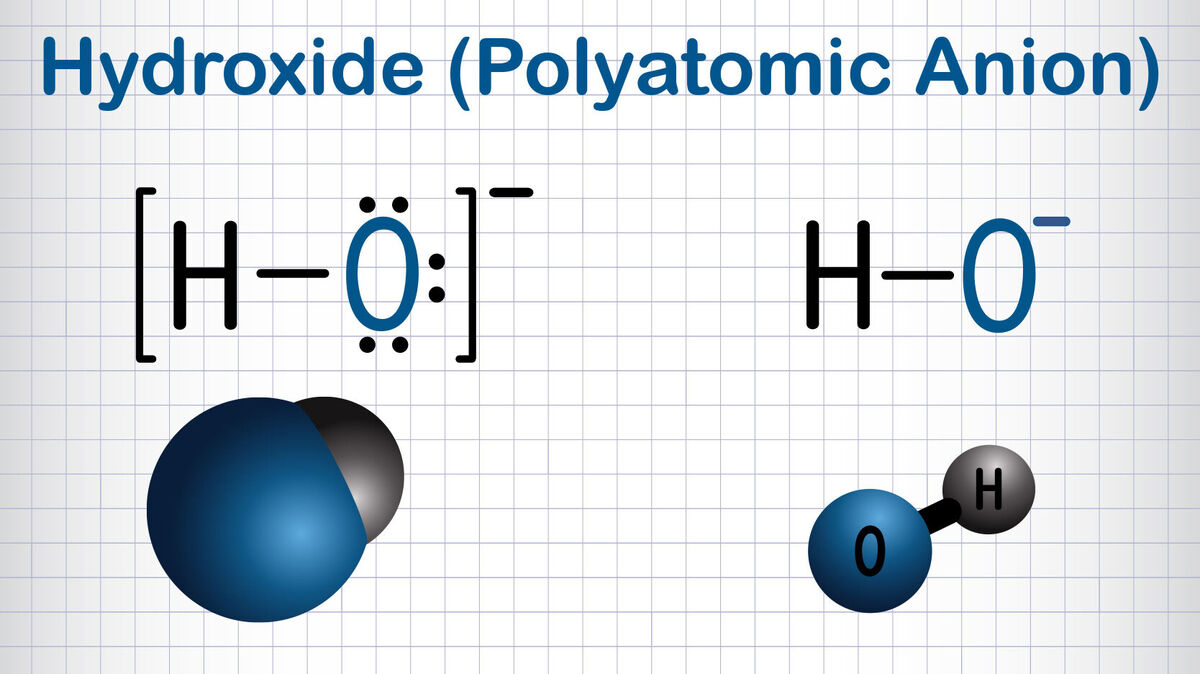 hydroxide polyatomic anion