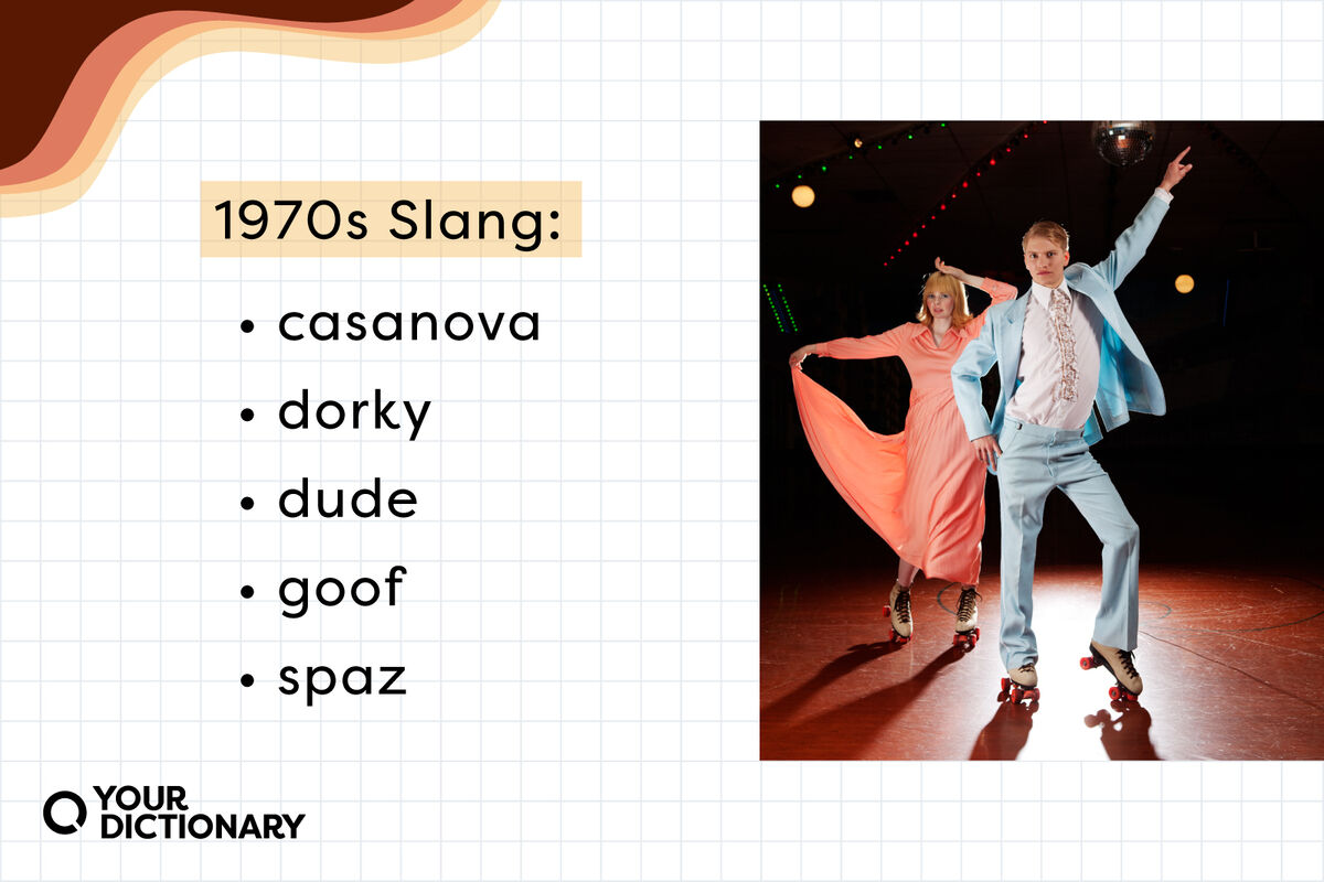five 1970s slang words from the article