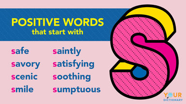 Positive S words examples