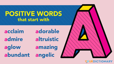 Positive A words examples