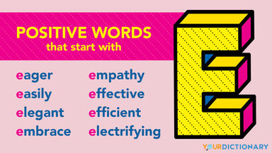 Positive E words examples