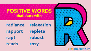 Positive R words examples