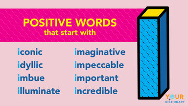 Positive I words examples