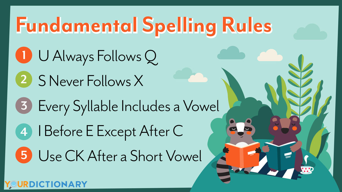 Spelling Rules Examples