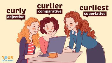 Curly Hair as Example Superlative Adjective
