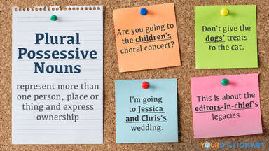 Plural Possessive Noun Examples Plural Possessive Noun Examples