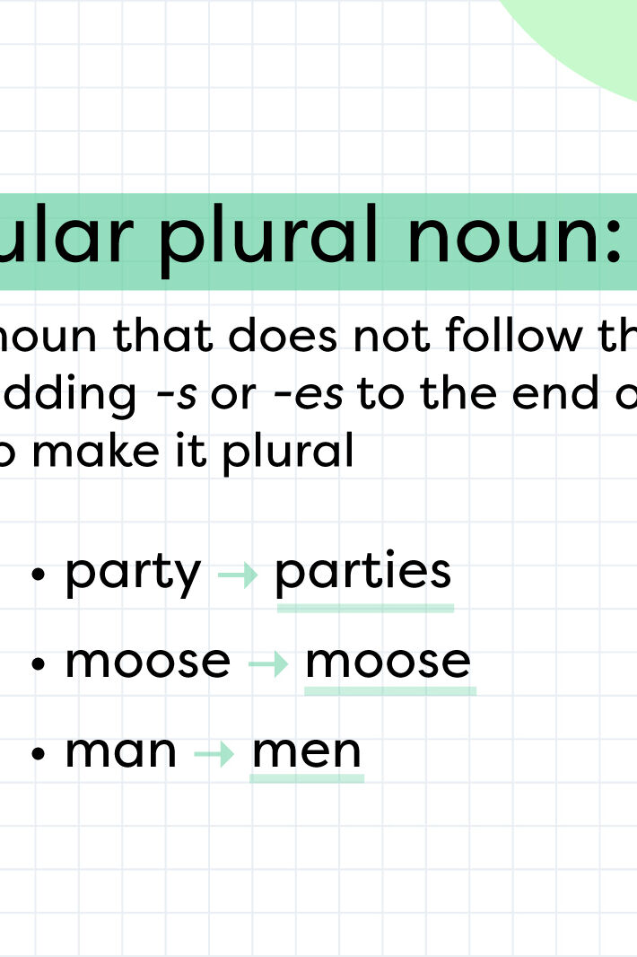 What Is an Irregular Plural Noun? Usage Guide and Examples YourDictionary