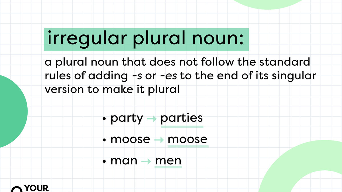 What Is an Irregular Plural Noun? Usage Guide and Examples | YourDictionary