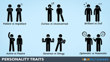 positive and negative personality traits