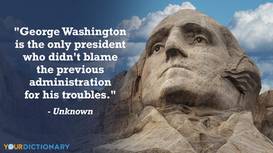 George Washington Monument as Political Quotes