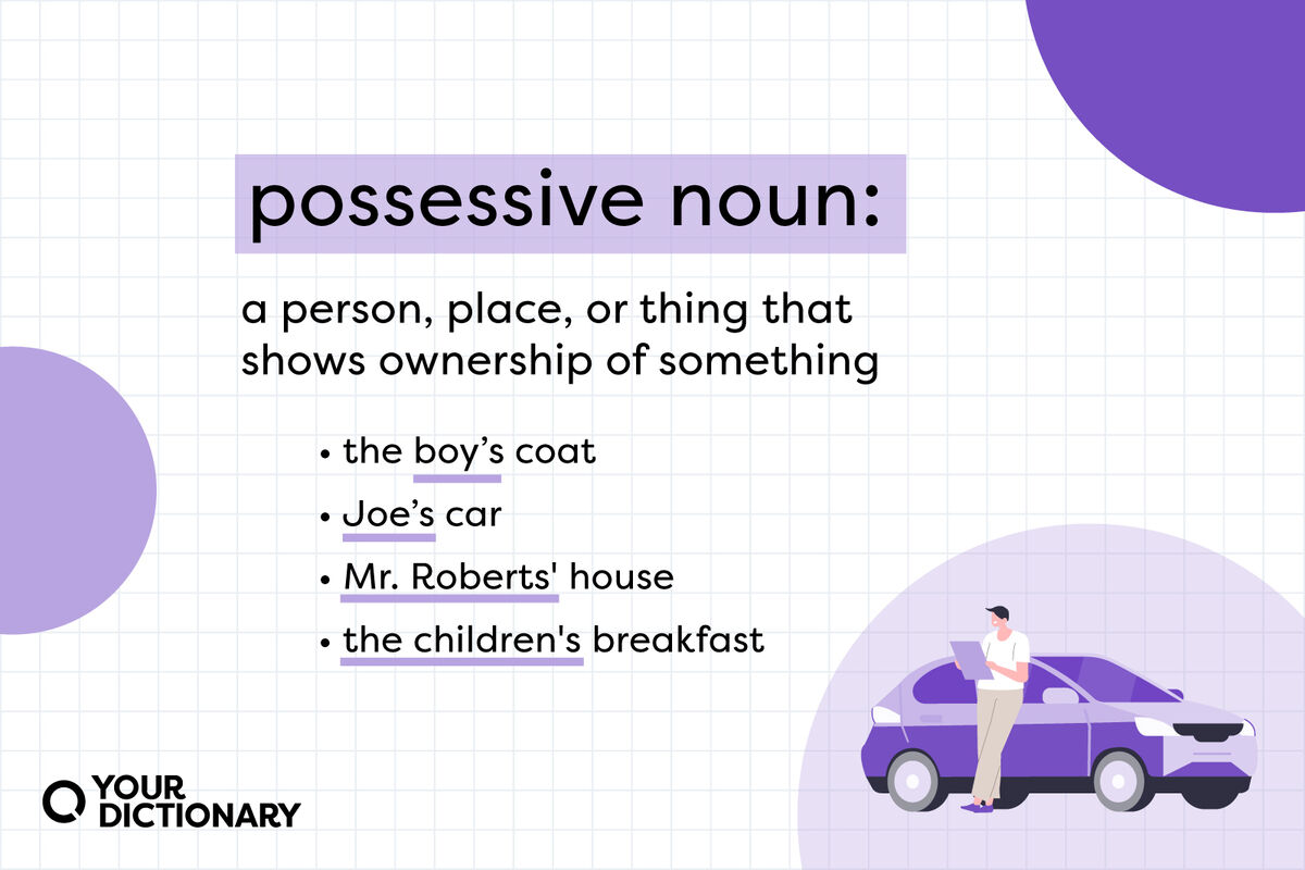 Give At Least 5 Examples Of Possessive Noun