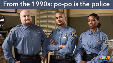 american slang word po-po police