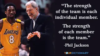 sports quote phil jackson basketball team