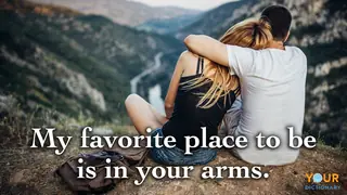 love quote favorite place in your arms